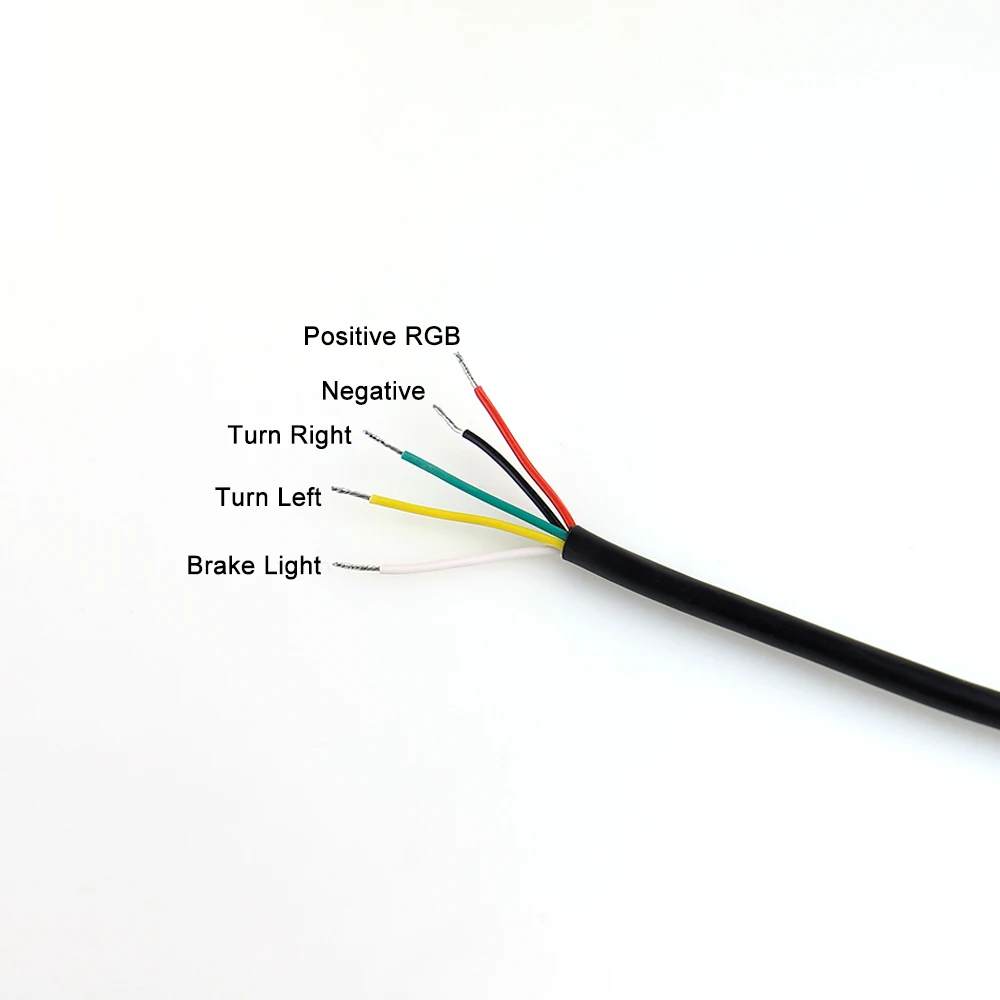 Светодиодные RGB-лампы 2 фута с пультом дистанционного управления, спиральные светильники RGB для охоты за мотовездеходов, внедорожников, грузовиков, RZR, Can-am