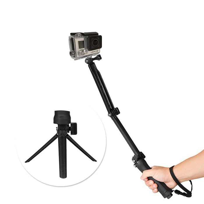 2017 4Colors Monopod Handheld Extendable Selfie Stick Underwater For 4/3+/3 F62B 