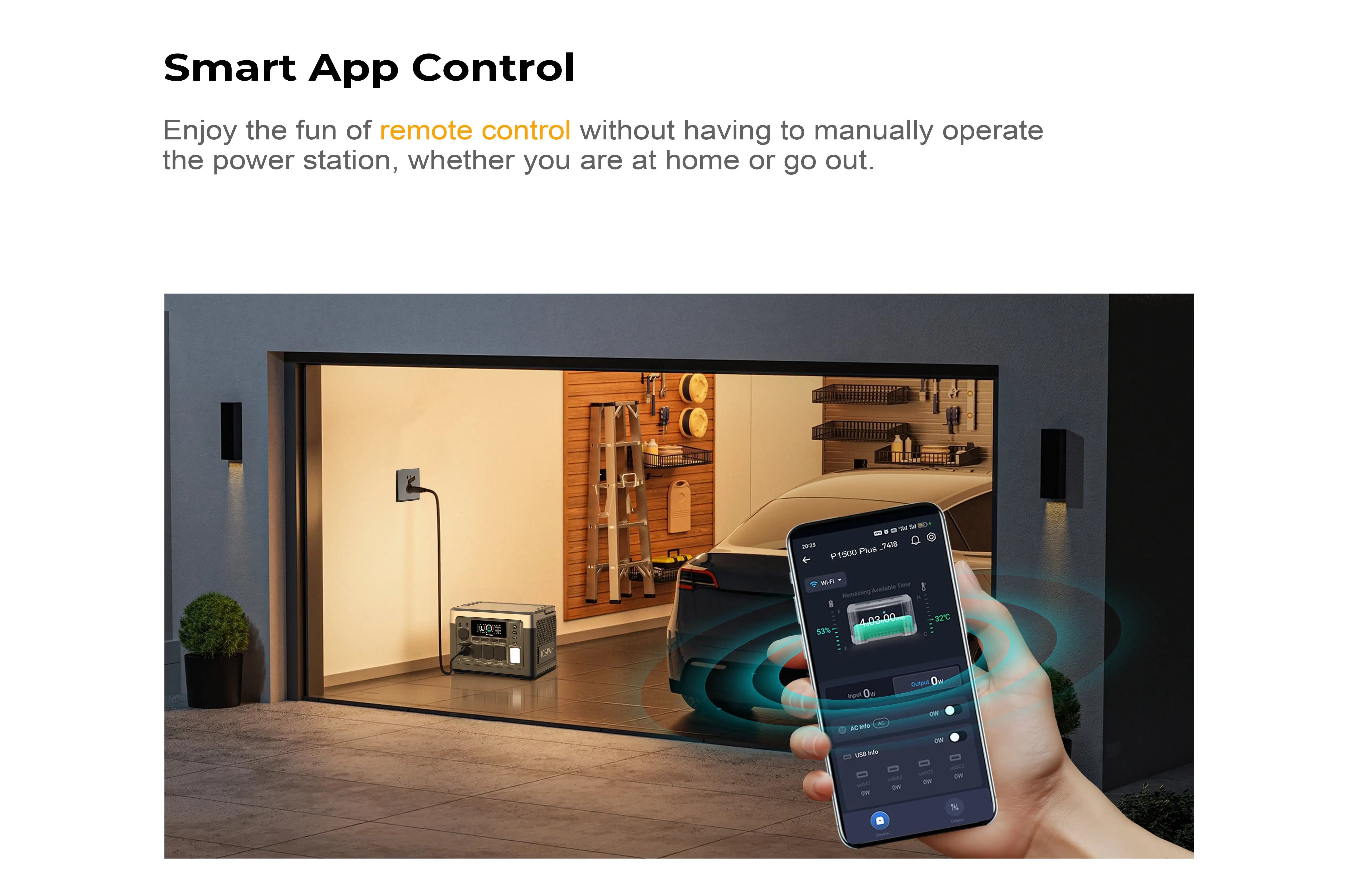 Зарядна станція Oukitel P1500E Plus 1800W 1536Wh