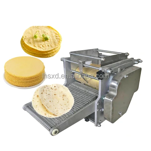 Taco Roti Maker Press Bread Grain Product Tortilla Making Machines Full Automatic Flour Corn Mexican Tortilla Machine