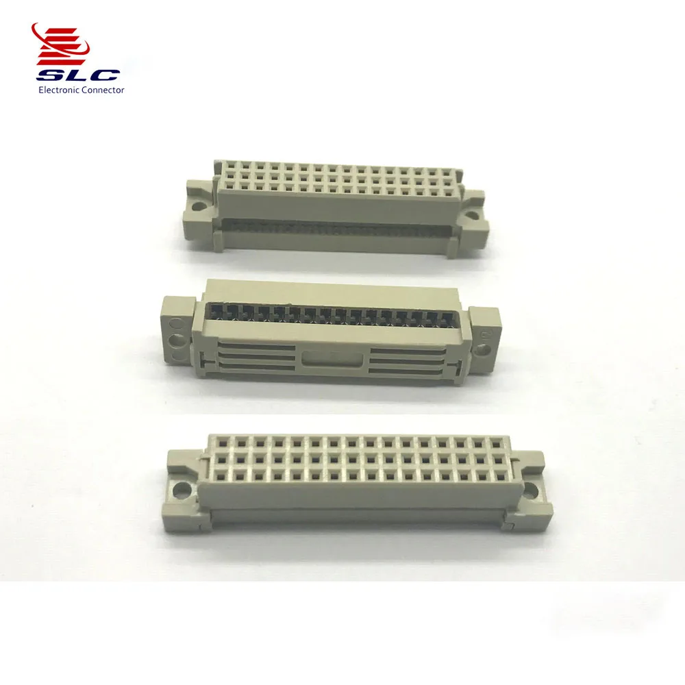 3-мя рядами красивых 32 Pin типа B DIN 41612 женский idc Тип евро разъем