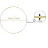 30cm gold hoop