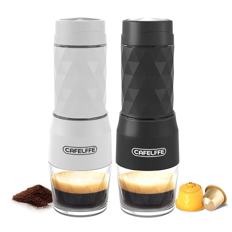 cafelffe コーヒーマシーン CafelFFE 3 In1 ポータブルコーヒーマシン 手動エスプレッソメーカー