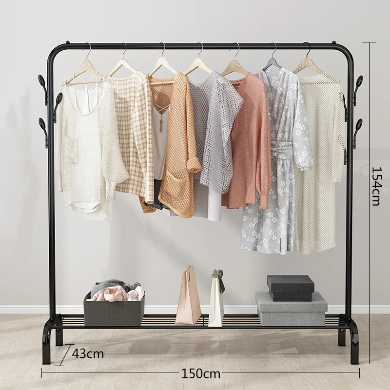 Modern Design Metal Hanging Clothes Display Racks Stand Cloth Hanger
