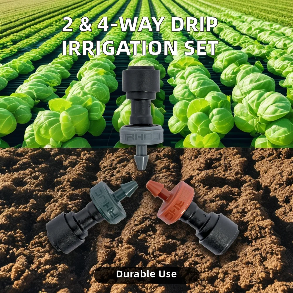 5mm Push Fit Drip Irrigation Manifold Arrow Dripper Set GreenHouse ...