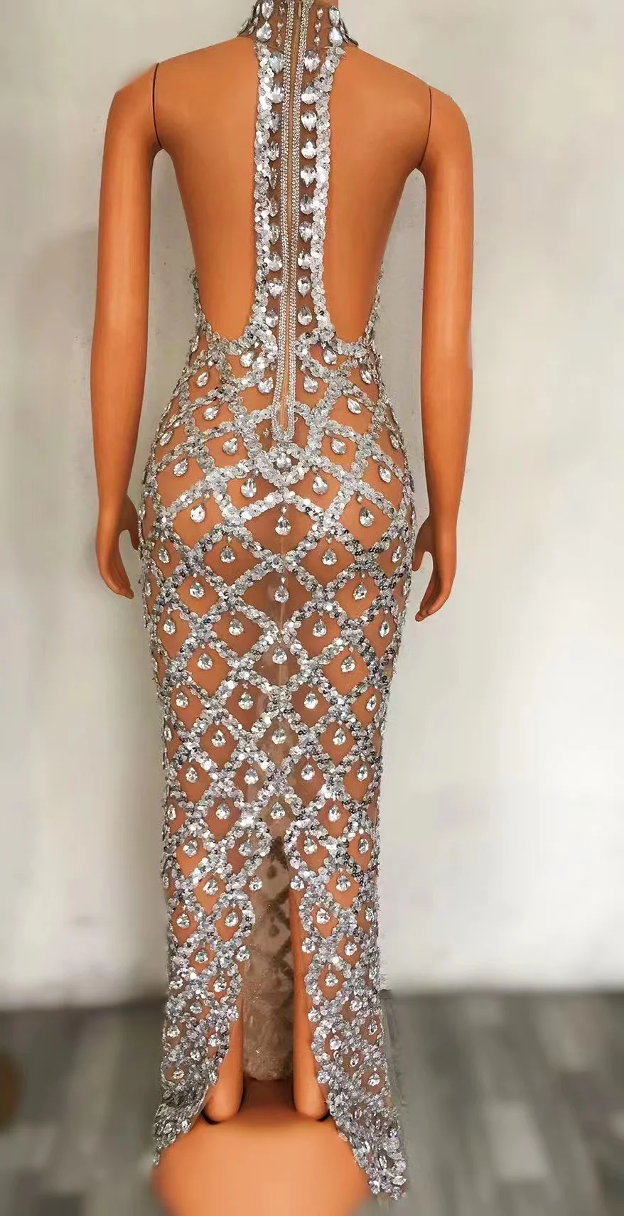 Summer Party Style Sexy Dresses for Women - Transparent Tight Evening  Dresses for Stylish Night Outs