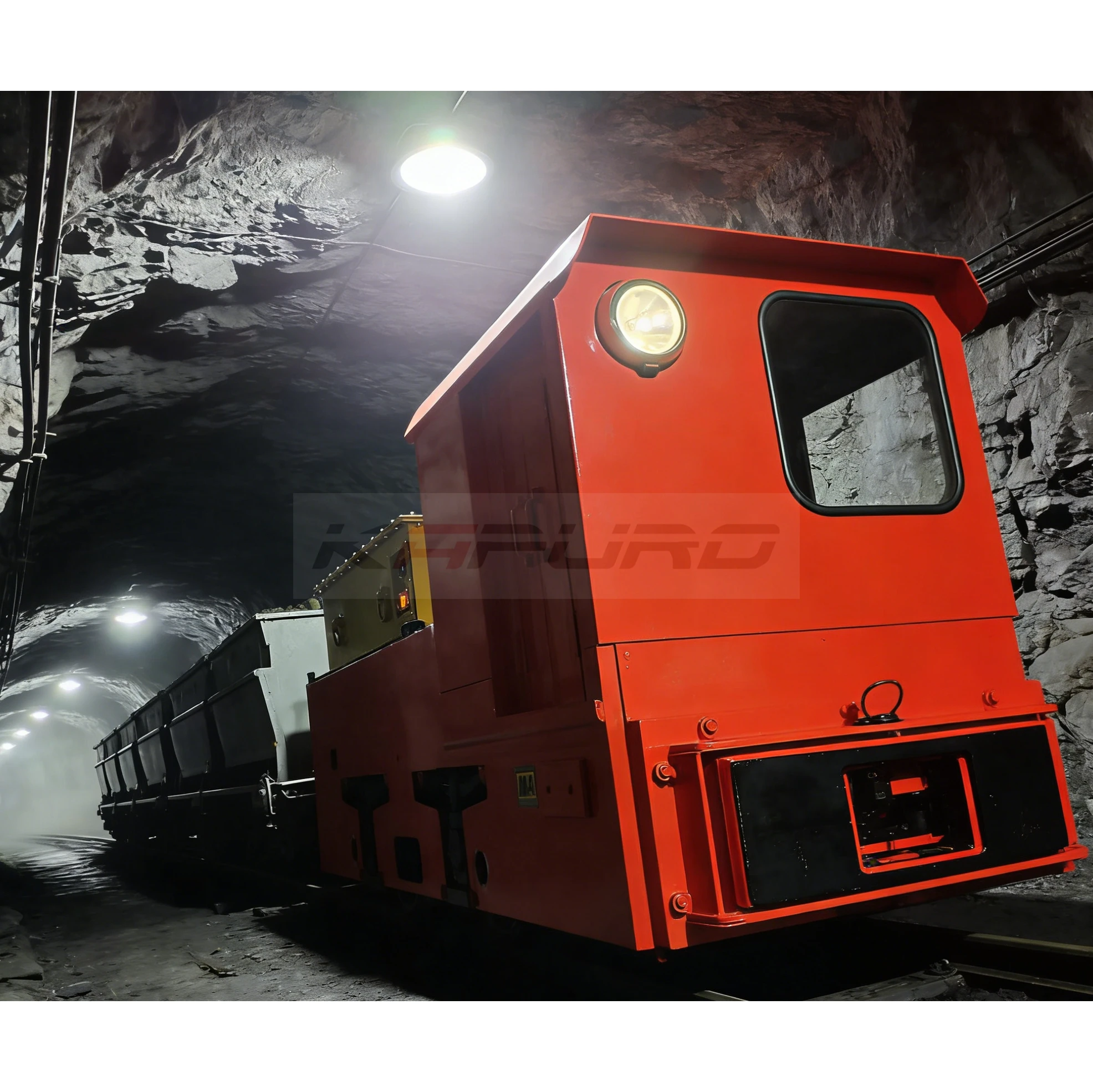 product mining explosion proof electric locomotive customizable underground tunnel narrow gauge tractor with bearing  pump 5t capacity-18