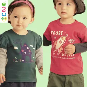 Cheap Designe Wholesale Young Little Girls T Shirts