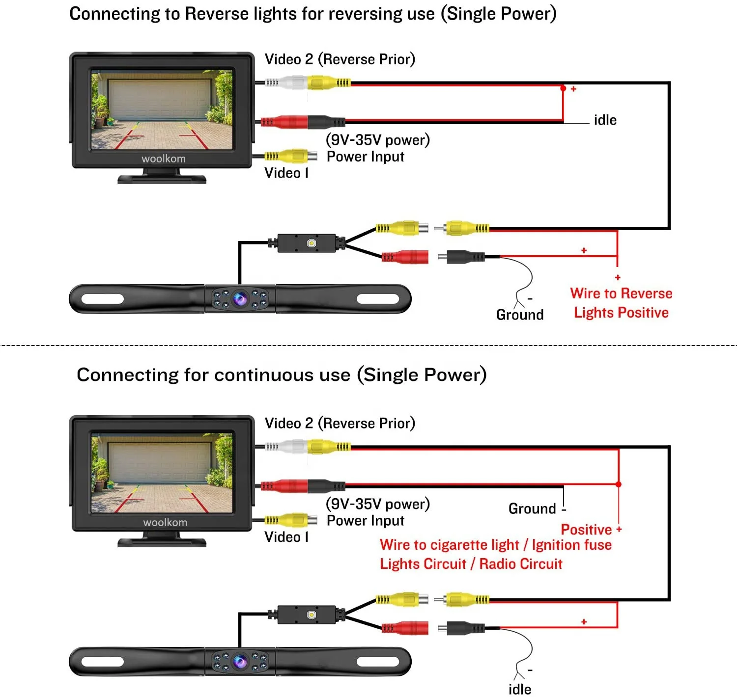 Tft color monitor схема подключения