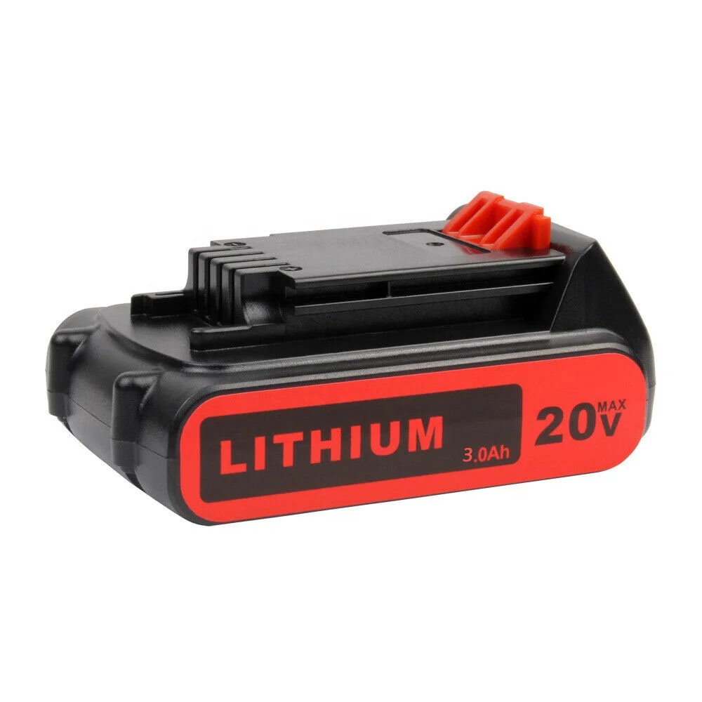 20V 3000mAh Li-ion Power Tool battery Fit for Black&Decker Replacement Battery LBXR20