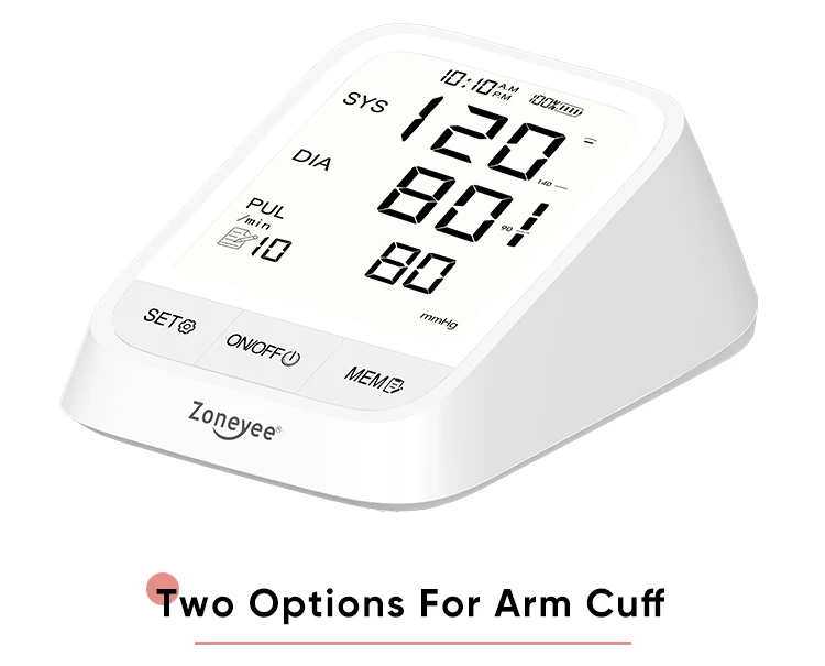 Automatic Digital Smart Sphygmomanometer Upper Arm Meter Blood Pressure Bp Monitor