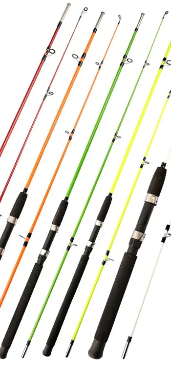 Fishing Pole Jigging Rod Straight Handle Frp Solid Ice Fishing Rod ...