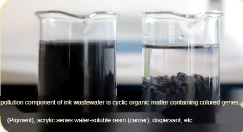 漂白の凝集剤の印刷および染まるペーパー下水の脱色の汚水処理の説明の沈殿物水清浄器