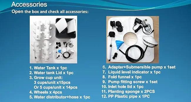 product garden hydroponic led light growing vertical farming tower hydroponic aeroponic vertical tower system-5
