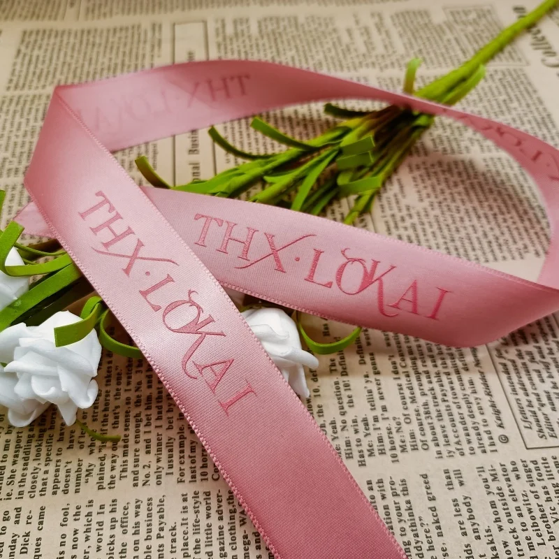 Wholesale polyester dots grosgrain ribbon print  for decoration