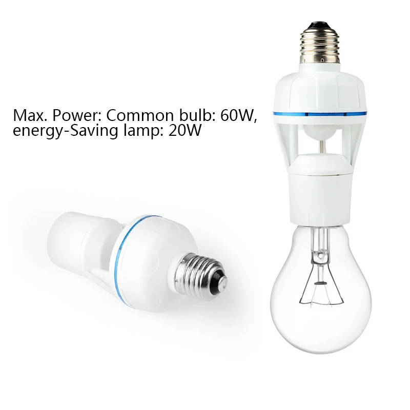 E27 Smart Lamp Bulb Holder PIR Motion Sensor Type Lamp Holder