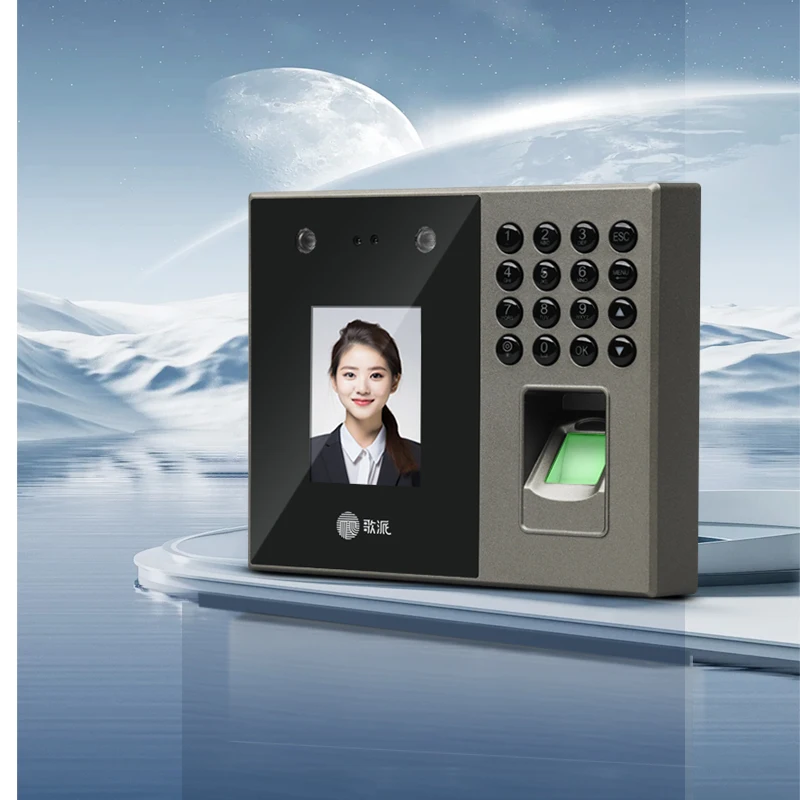 Biometric Attendance System Face Recognition Record Working Time Employee Attendance Tracker Machine