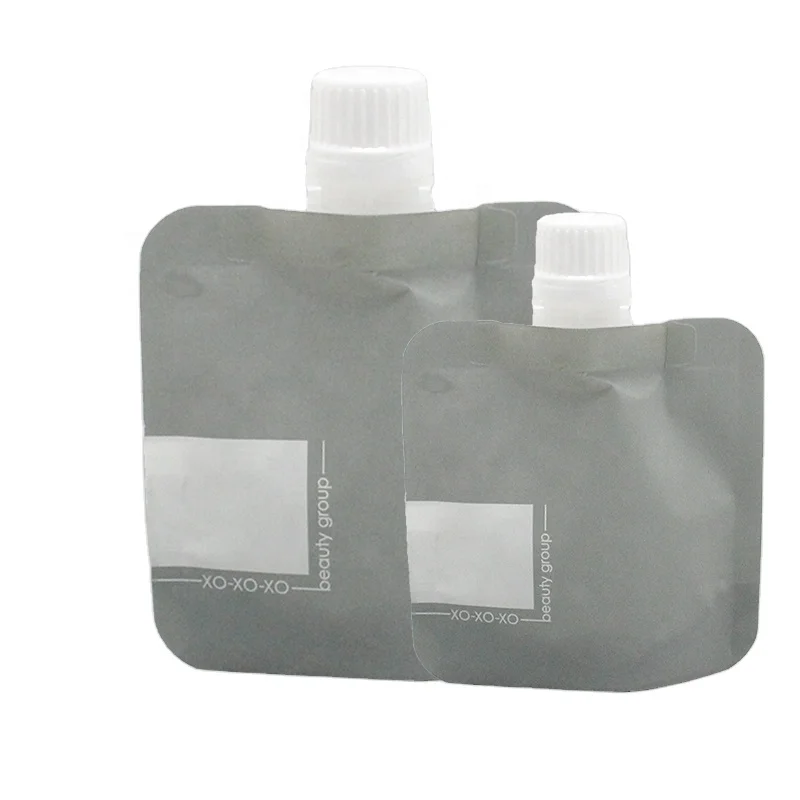 Recyclable Customize Kraft Paper Spout Packaging Flexible Packaging Pouch Spout Pouch Bag