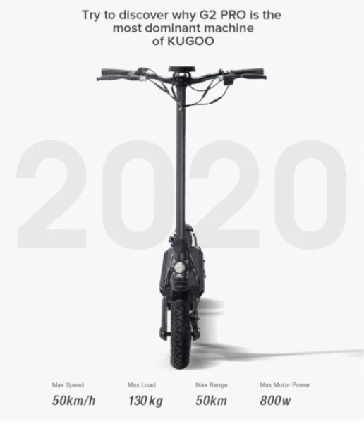 Ultimate Well-priced Good Quality High-end Foldable Kukirin G2 Pro Versatile Electric Scooter