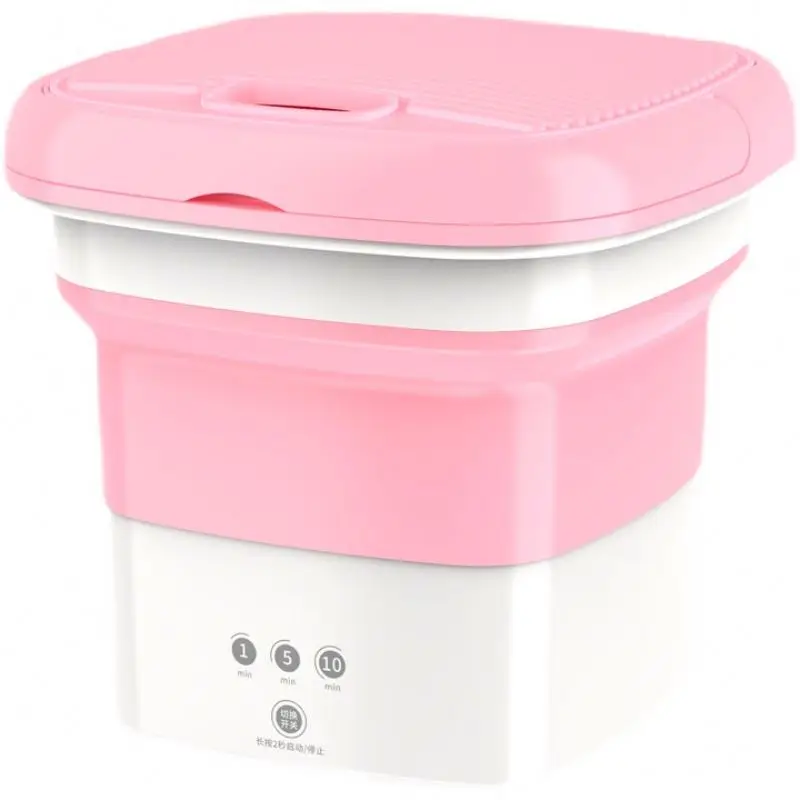 Portable Small Mini Folding Washing Machine Home Business Travel Student Small Single Use Baby Washing Machine 1
