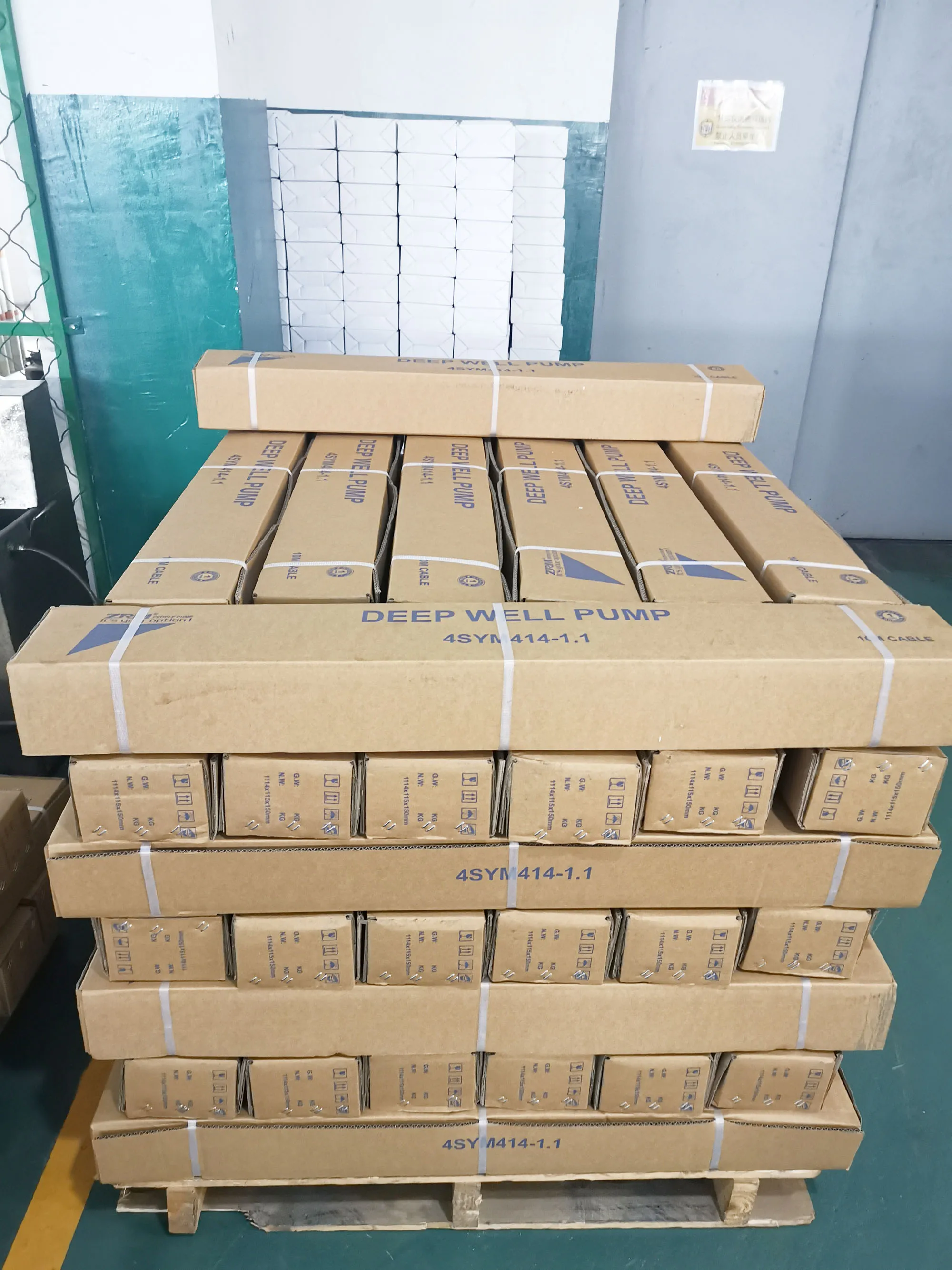 
Электрический погружной насос высокого давления, 4 дюйма, 128 м 