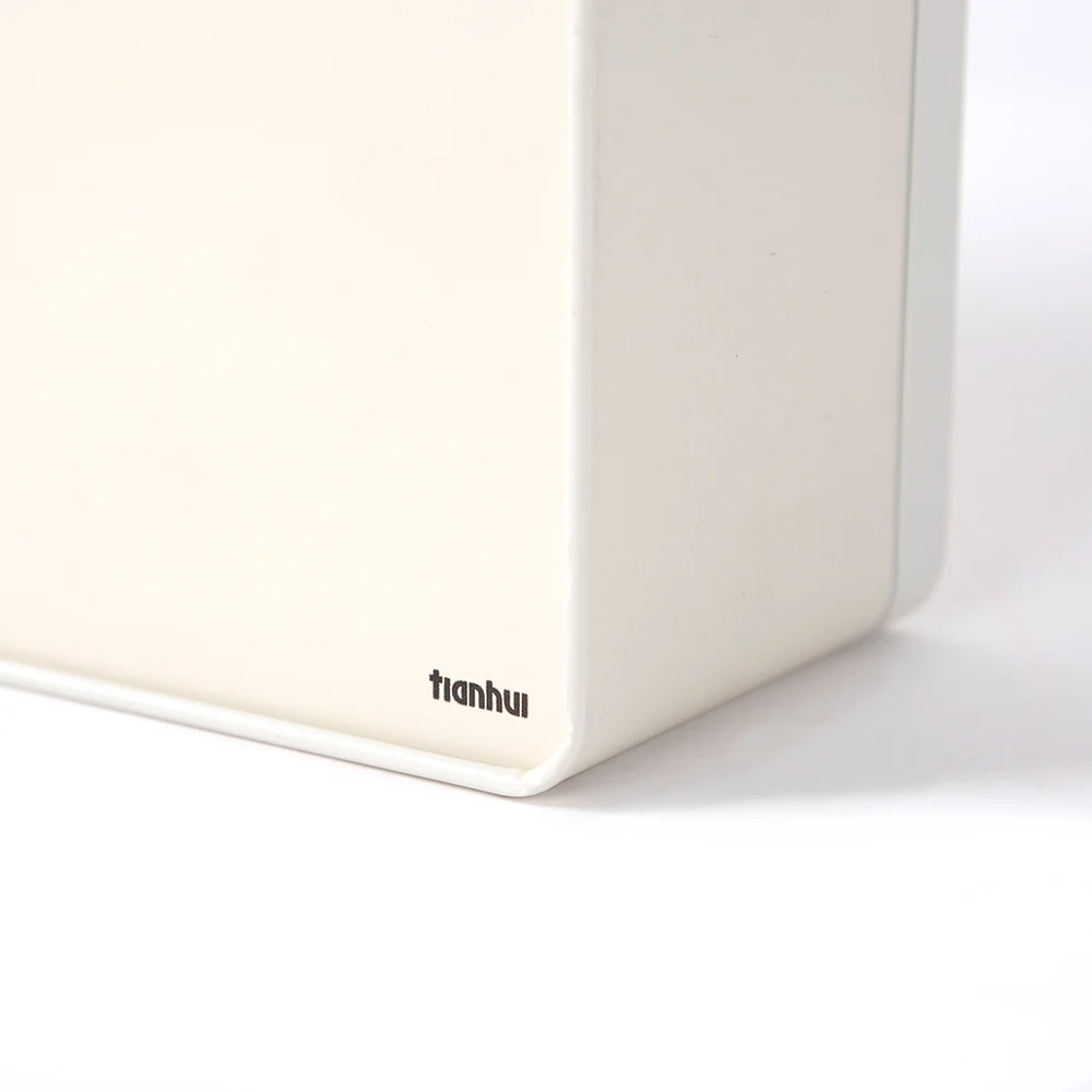 Прямоугольная пустая жестяная коробка высокого качества, Подарочная коробка для ювелирных изделий и хранения, Домашний Органайзер