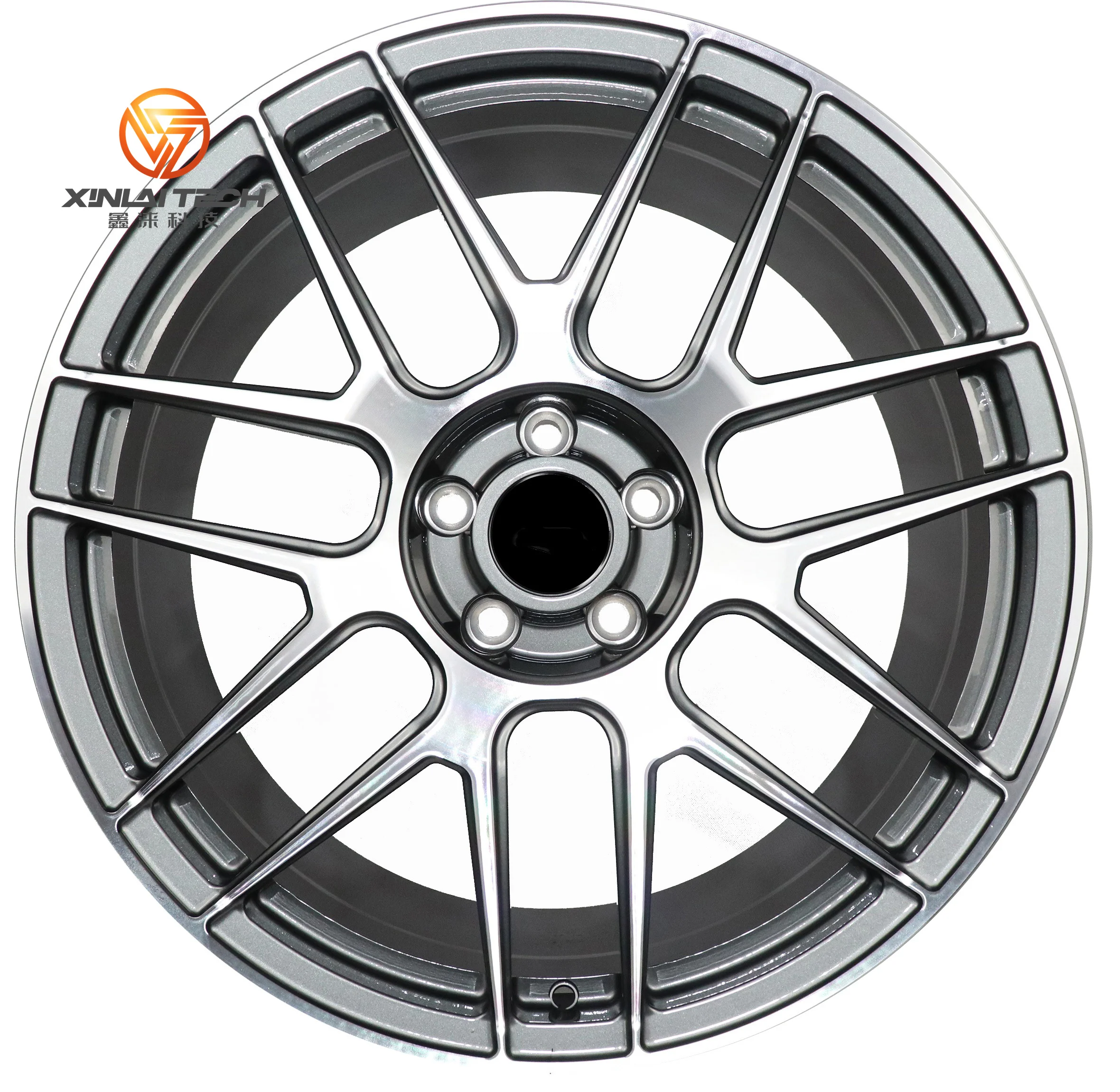 XL New Custom Lightweight 5x120 5x112 5x114.3 5x130 Forged Wheels 17 18 19 20 21 22 Inch Aluminum Alloy Wheel Rims - Image 1