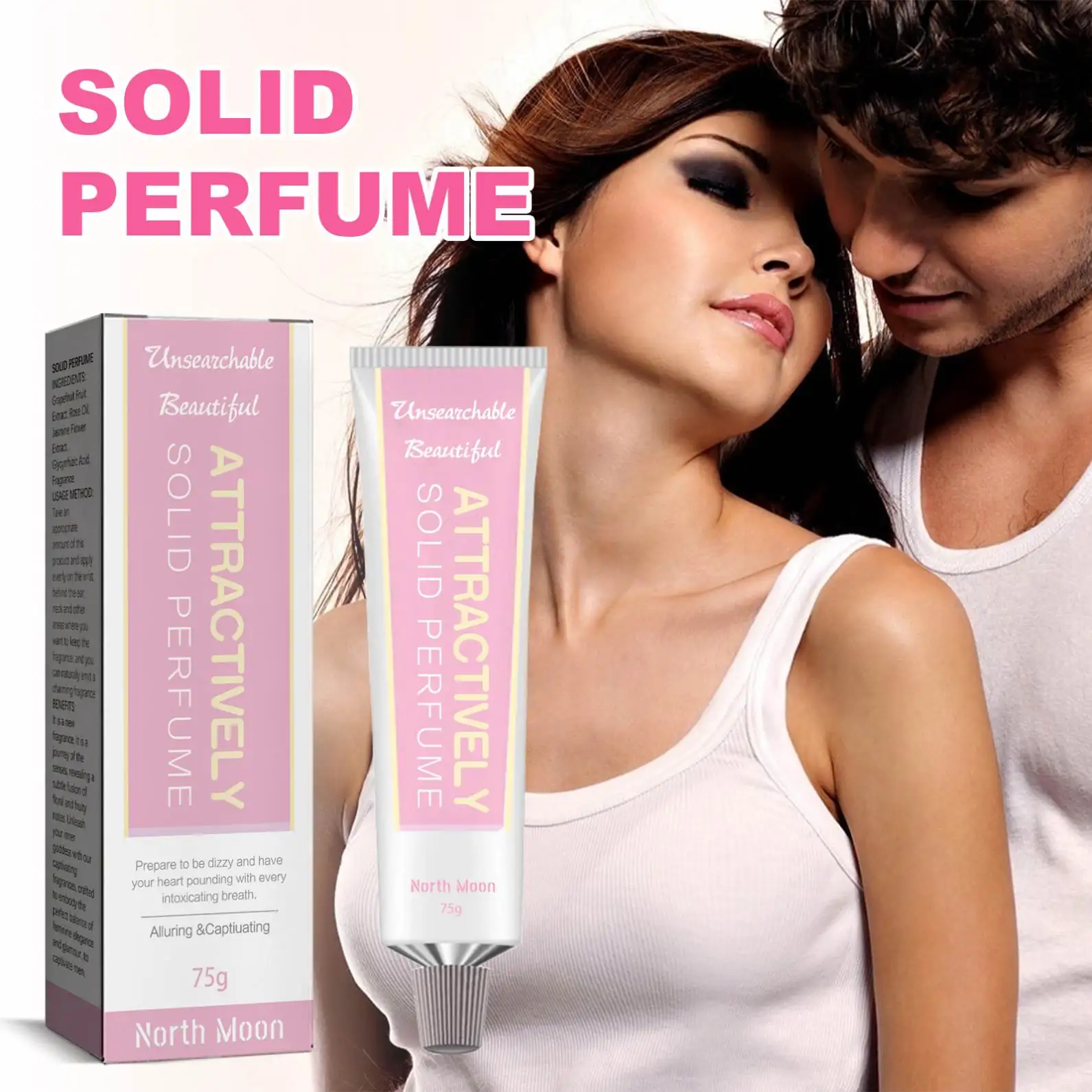 Норт-Луна, оптовая продажа, твердый парфюмерный бальзам, портативный стойкий легкий аромат тела, портативный карманный твердый парфюм