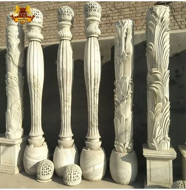Building Material Exterior Natural Stone Columns Prices Natural Beige