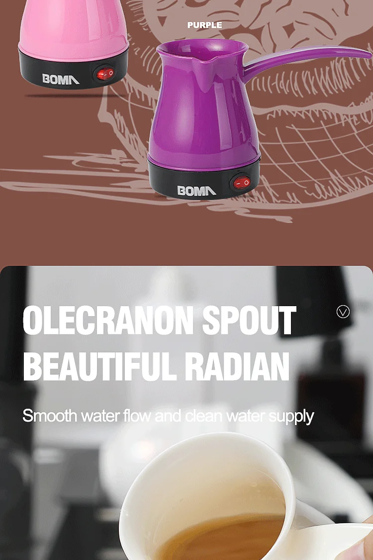 Boma Electric Coffee Pot Cb Ce 0.5l Mini Size Plastic Material Electric