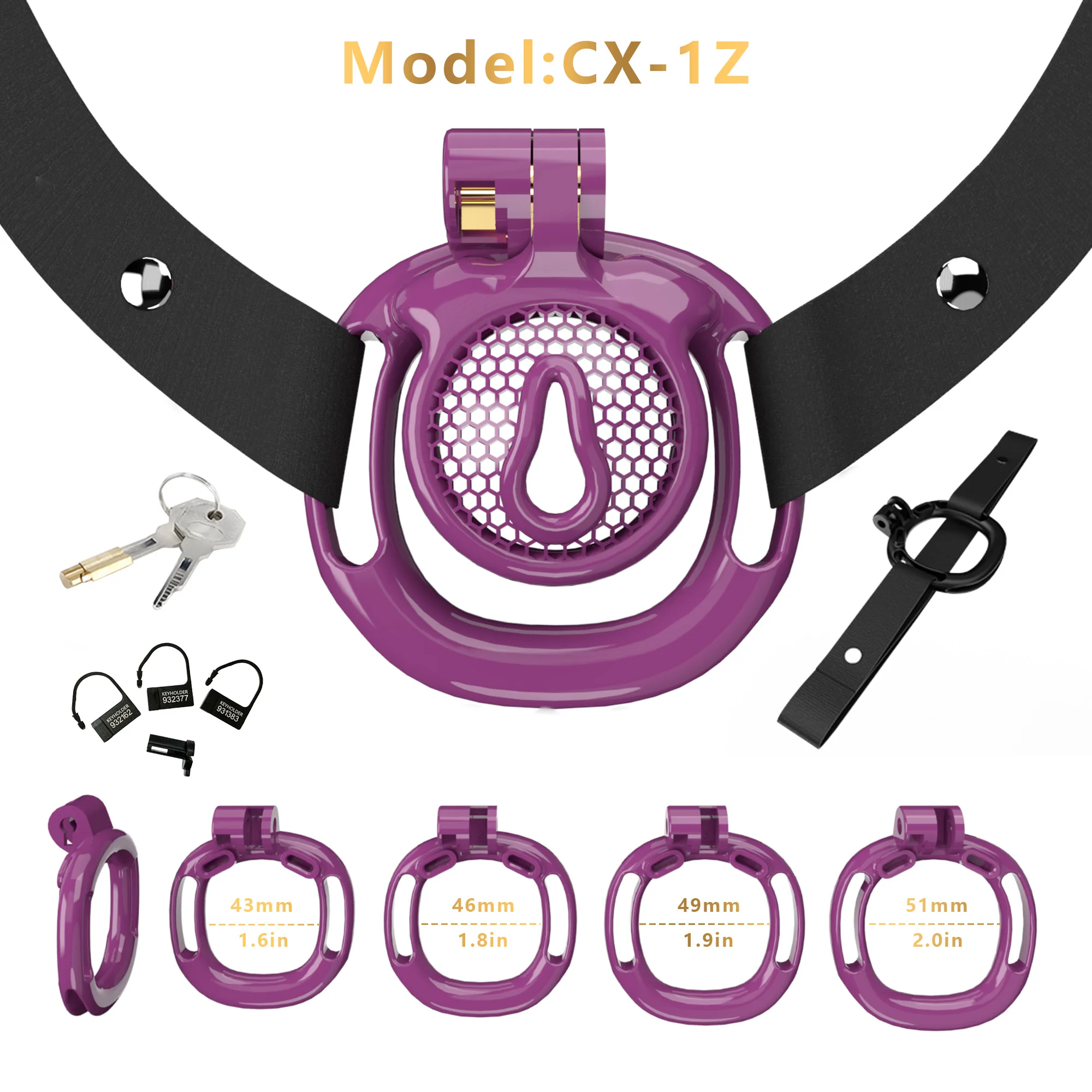 Wearable Mini Cute Small Short Male Chastity Belt Wearable Plastic Chastity Cage Penis Lock Sex Games Toys for Men