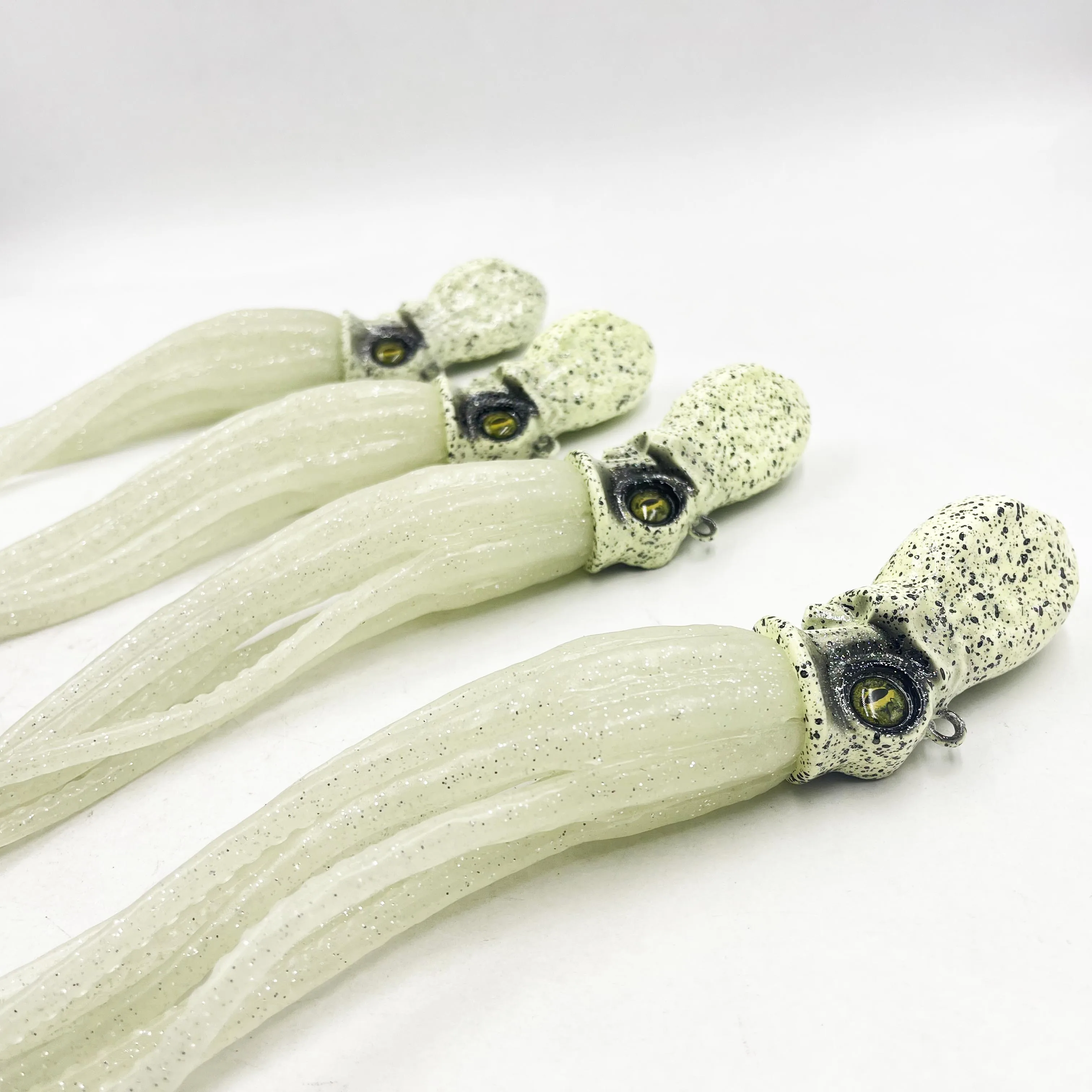 Alpha Saltwater Glow Octopus Lure - Durable & Effective