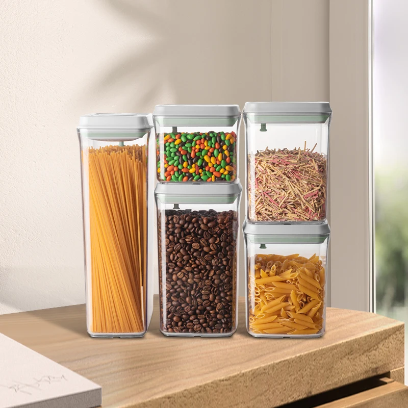 Silicone Food Storage Containers -with BPA Free Airtight Plastic