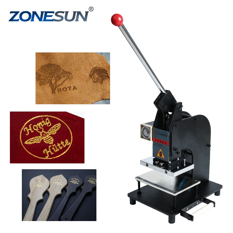 Hot Foil Stamping Machine Leather Foil Stamper Bronzing Printing Embossing 220V