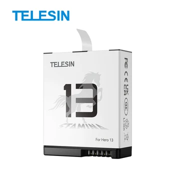 TELESIN 4.48V 1950mAh Battery for Go Pro Black 13 Camera Cold-resistant Minus 20 Fast-charging Large Capacity Battery