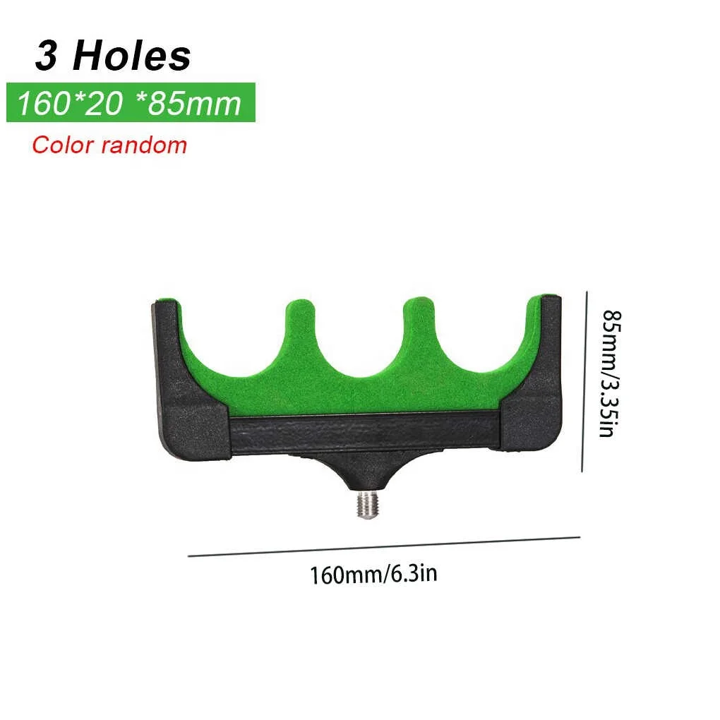 3/5/6/10 Holes Fishing Rod Holder Feeder Pod Stand Holder EVA Soft