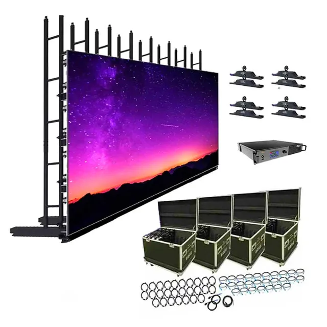P2.9 P3.9 P4.8 Portable Church Stage Backdrop Indoor Led Video Wall Screen Led Rental Screen Display P4 P2 P3 Outdoor Capacitive