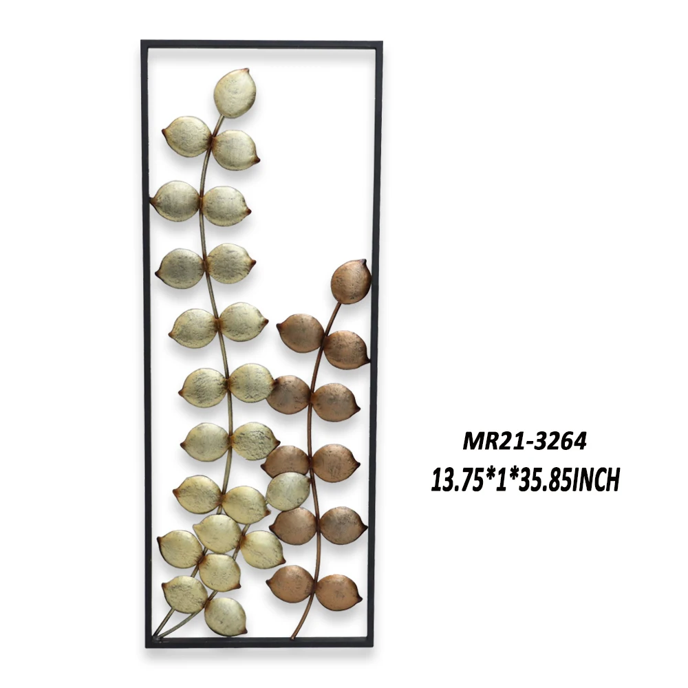 New Design Lotus Flower Wall Art No Frame Metal Wall Hanging With