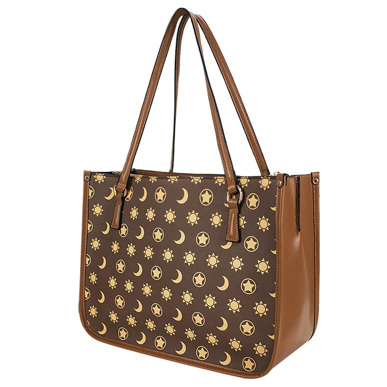 Personality Luxury Fashion Ladies Shoulder Shopping PU Leather Tote Bag For Women