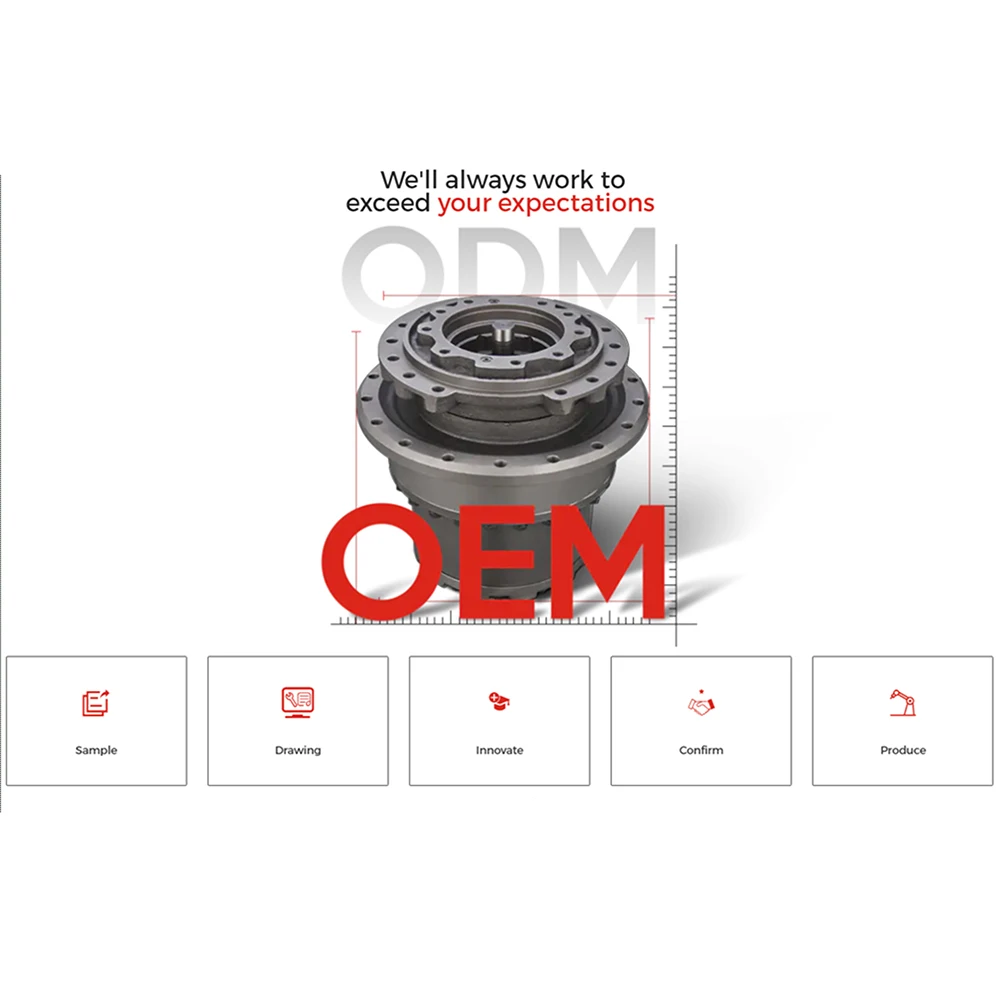Factory Supply Excavator Spare Part Transmission SWING PINION GEAR JS140