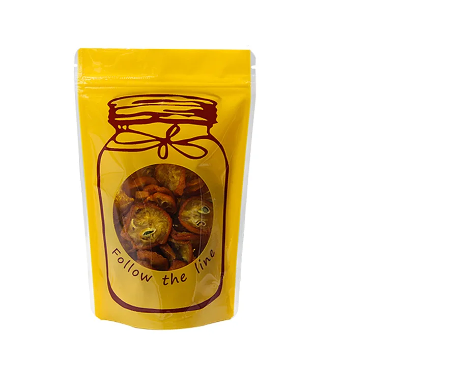 SZHOYO GuangDong Factory  Custom Printing Food Grade Eco Friendly Standup Zipper Kraft Paper Bag With a Small Window