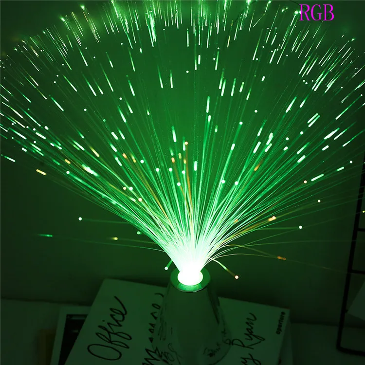 Romantic RGB Colorful LED Optic Fiber Night Light Atmosphere Lamp Starry Sky Wedding Party Decorative Light