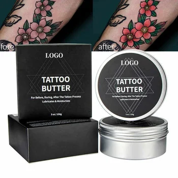 Private Label Tattoo Aftercare Butter Tattoo Balm After Care Tattoo Cream Painless