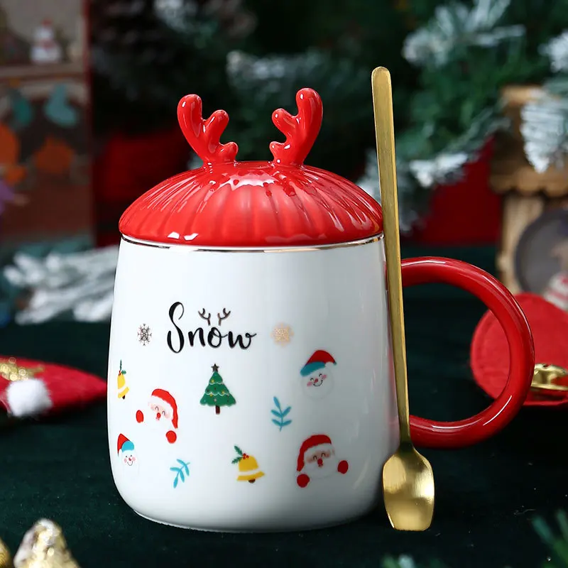 2023 Wholesale Custom Christmas Coffee Mug Ceramic Set Porcelain ...