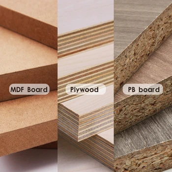 moisture resistant powder coated high density board /wood mdf