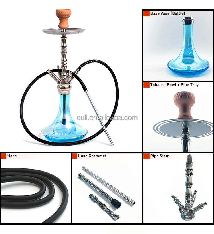 Cheap Wholesale Glass Hubbly Shesha Portable Hookahs Flavor Pen Shisha Hookah Set With