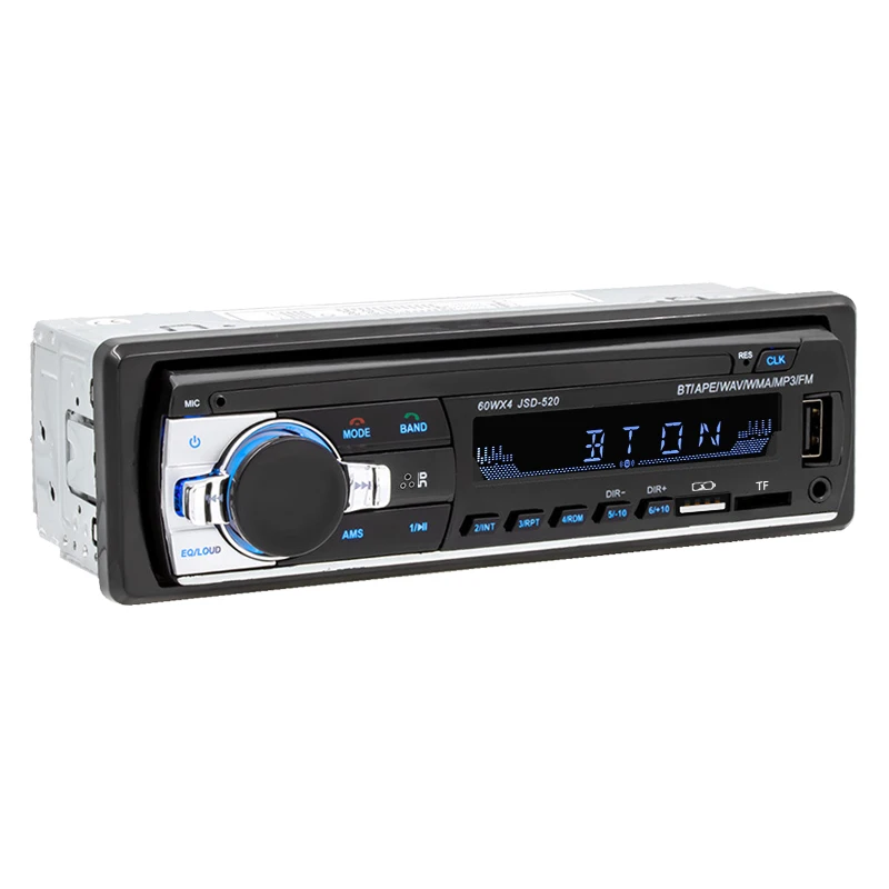 1 Pc Car Stero FM retro radio car 12V Player Bluetooth Stereo MP3 USB AUX  WAV FM