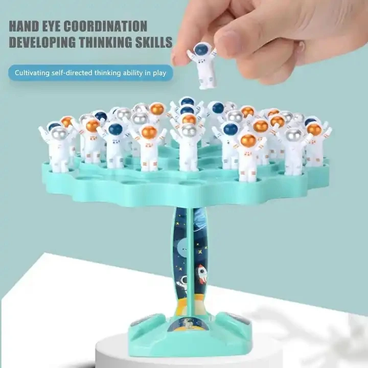 Astronaut Balance Trees Puzzle Playing Board Games Toys Fun Intelligence Interactive Balance Trees Toys for Children Gift