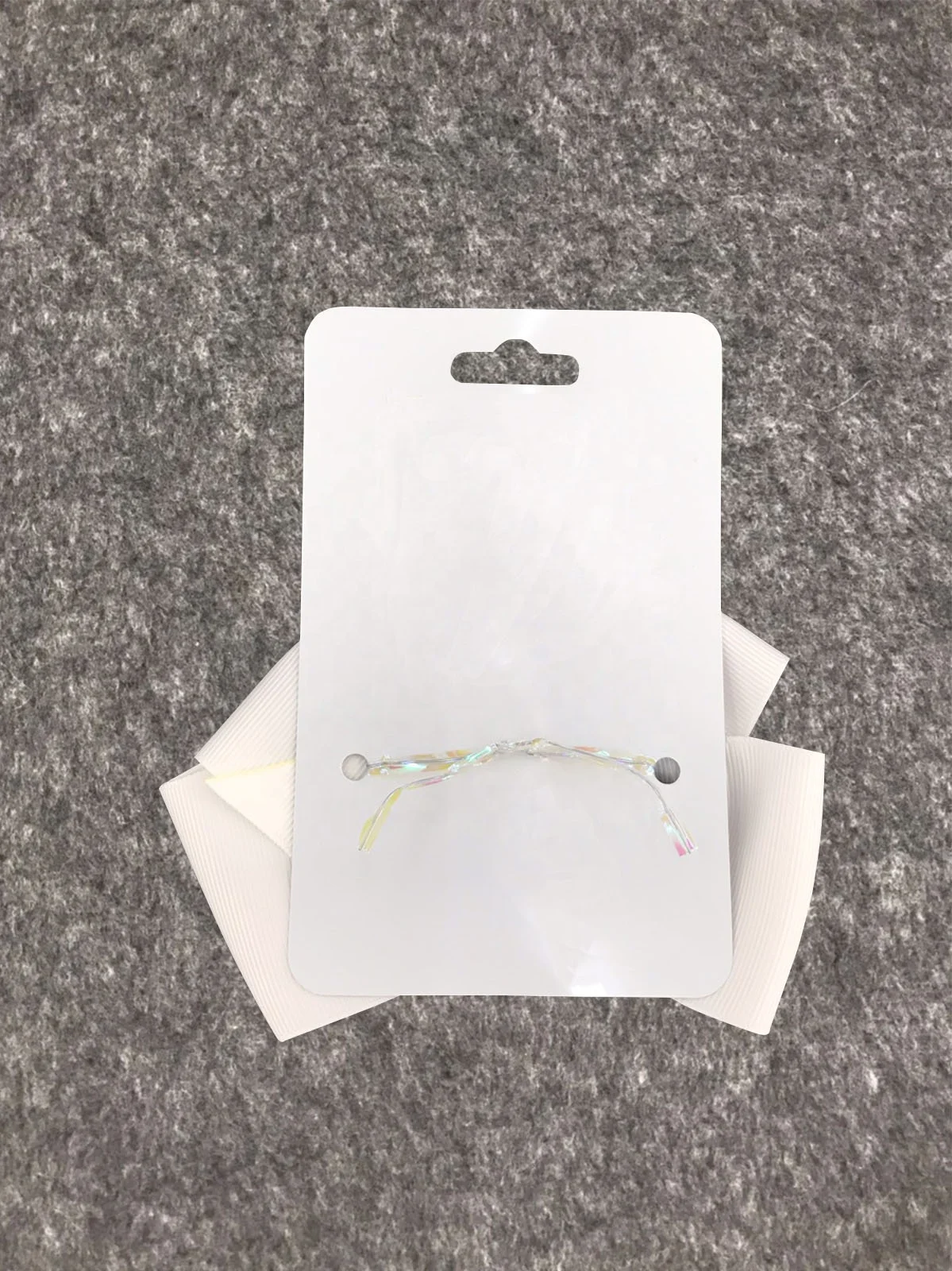 Лидер продаж, корсажная лента из 100% полиэстера, белый аксессуар для волос, бант