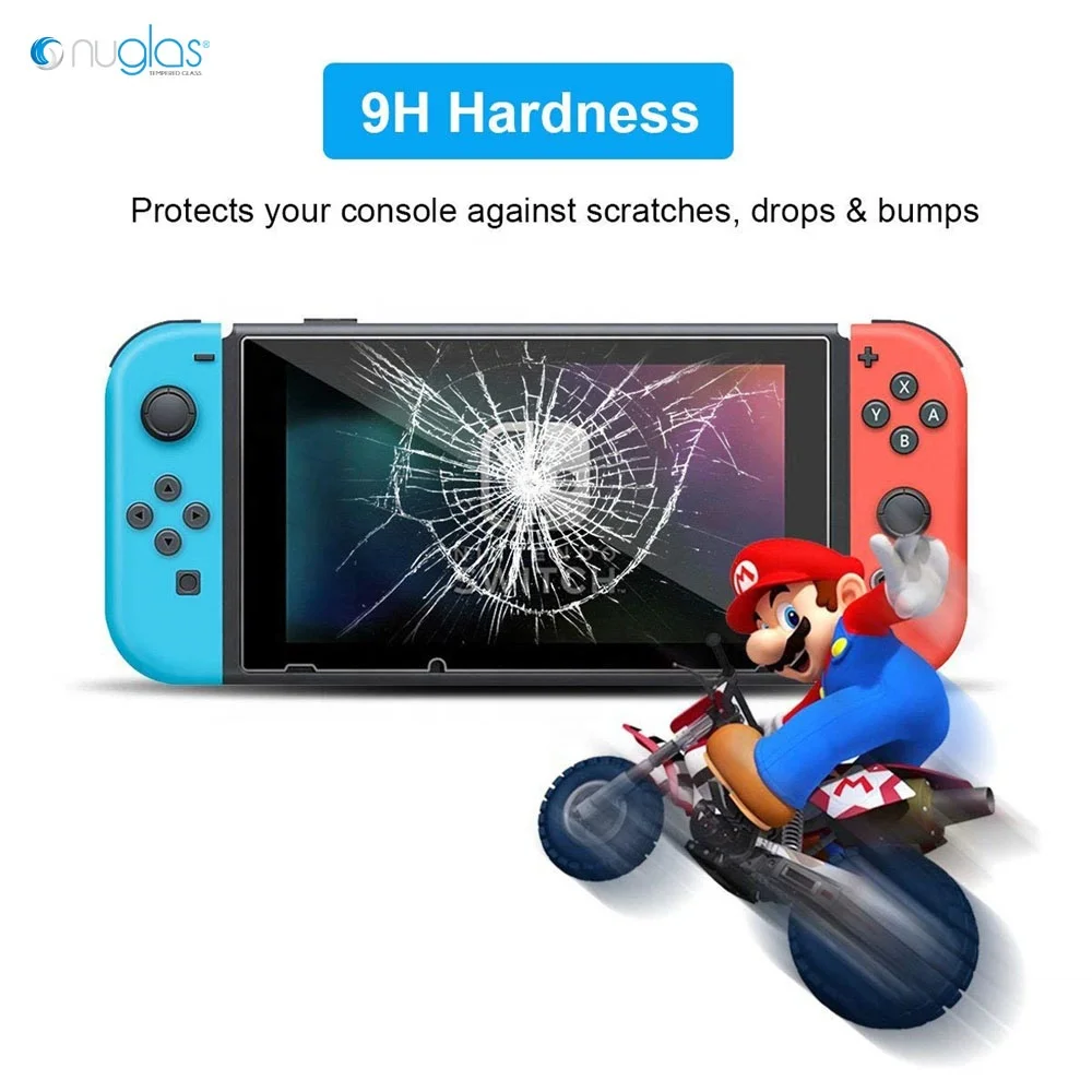Прозрачное защитное стекло 9H для Nintendo Switch